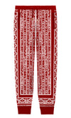 Red & White NebMaatRa Ceremonial Trim  Hoodie