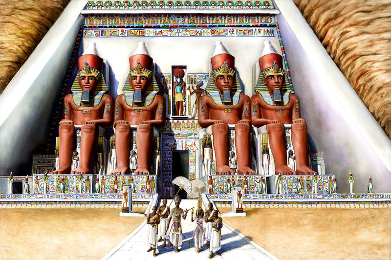King Ramses II at Abu Simbel
